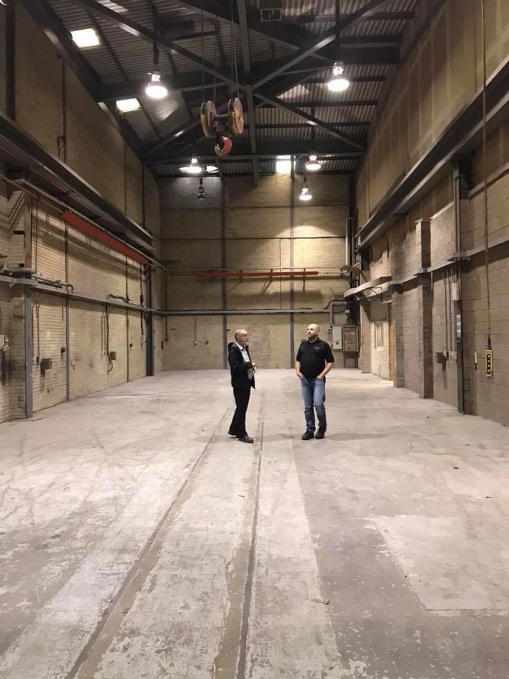 Extending The Shop, so we can extend the amount of services we can offer.