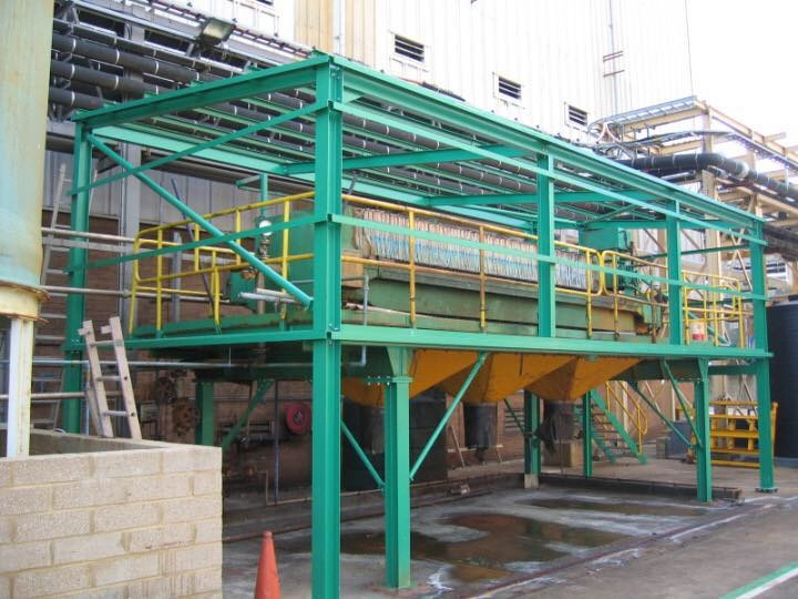 Large service platform, fully finished and weather resistant